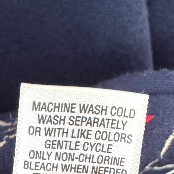 Breckendrige‎ Navy Blue Star Zip-Up Jacket - Picture 9 of 10